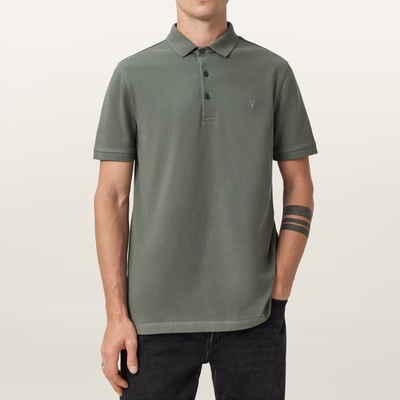 All Saints Other - ALLSAINTS Reform Short Sleeve polo | Gastor Green | XL